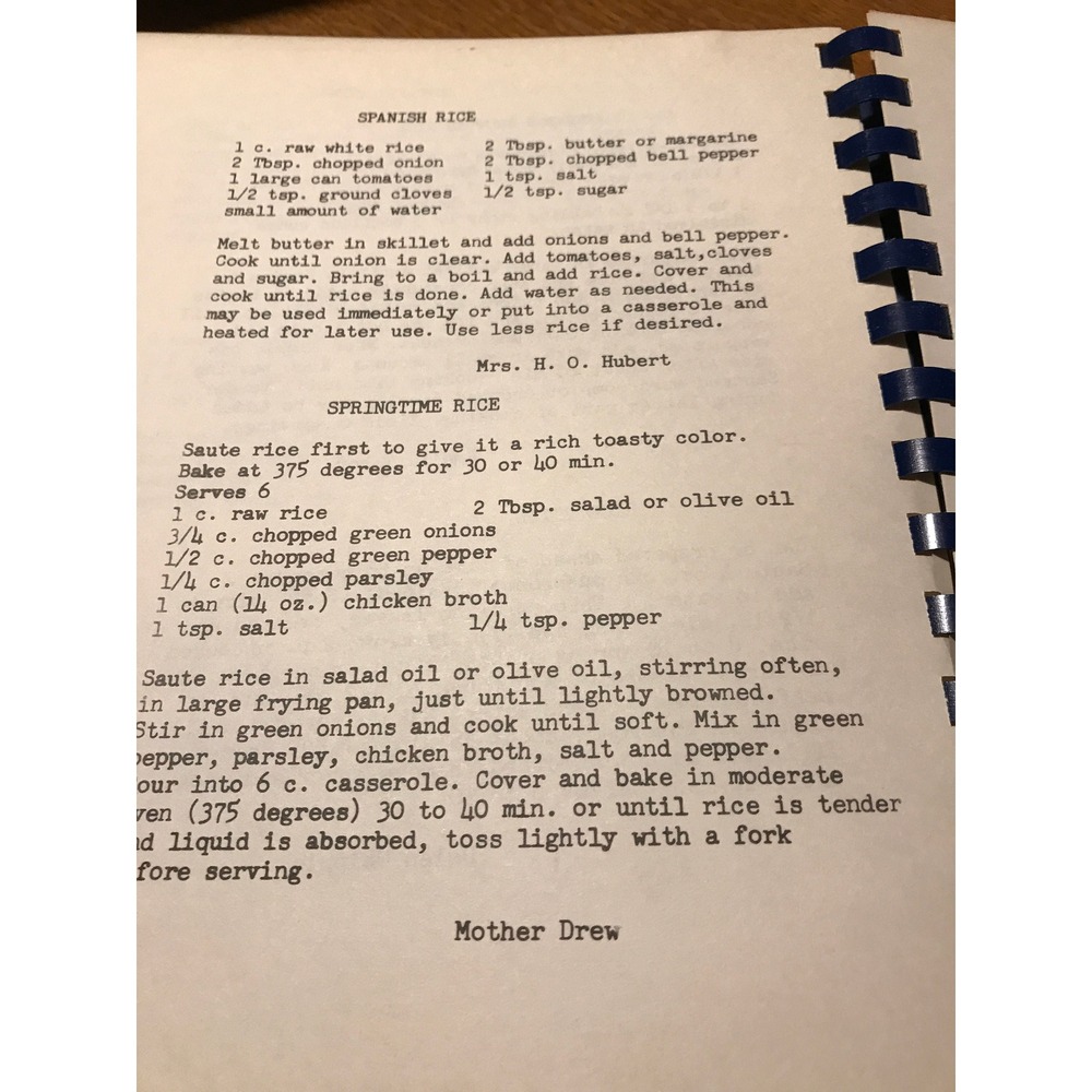 Paty Class Cook Book, Ladies Christian Club Recipes,‎ Homemade Quality - Picture 7 of 8